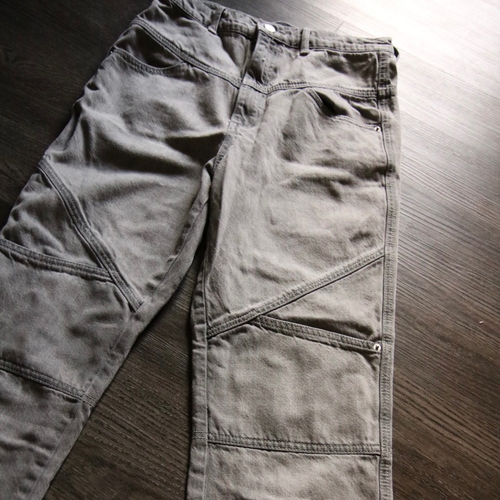 Gray Wide leg Jeans